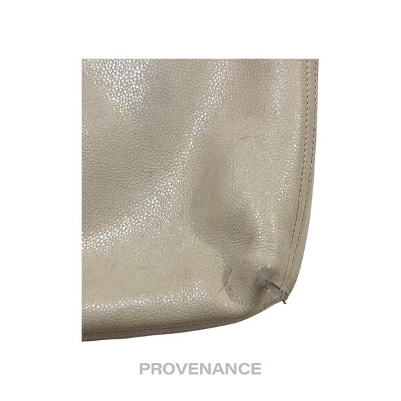 🔴 Gucci GG Vintage Logo Tote Bag - Off-White Leather - Picture 12 of 16